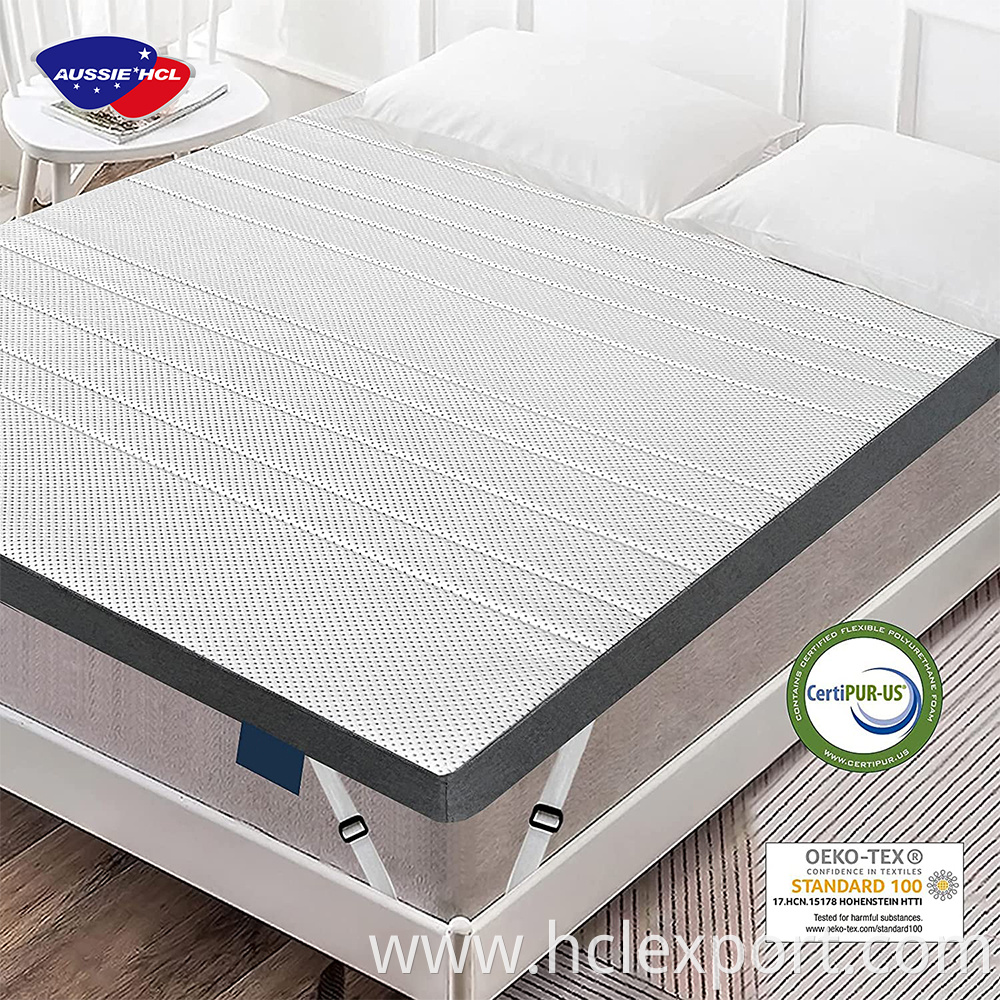 Best factory Aussie roll into box mattress sleeping well full inch twin queen king double memory gel foam mattress topper